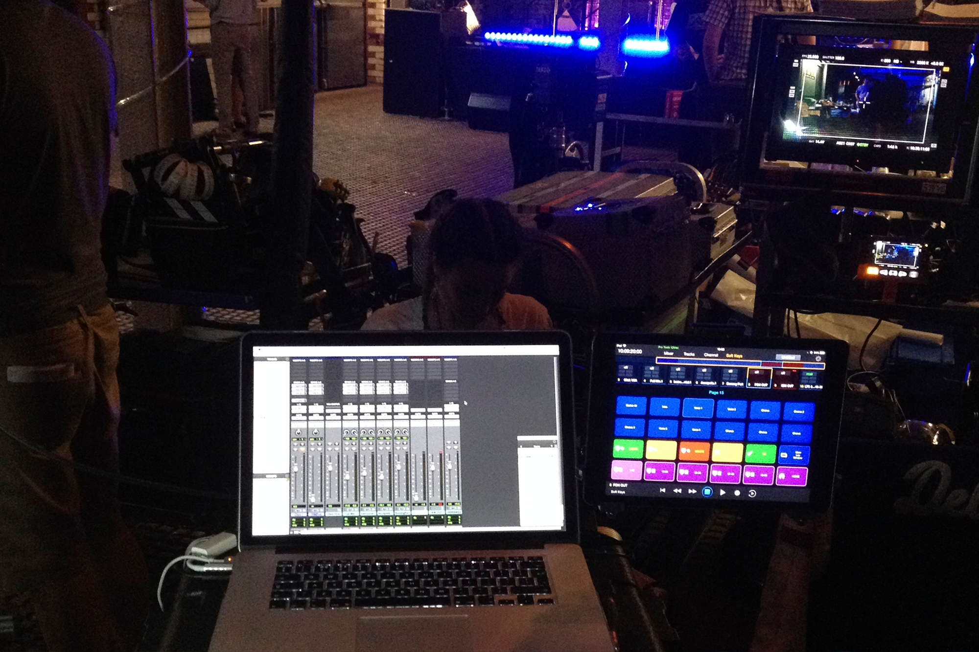 Sound playback rig on Almost Never (CBBC) using Avid Pro Tools Artist Mix
